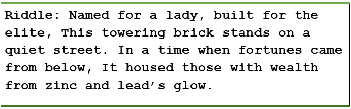 Murphysburg Treasure Hunt clue graphic 2