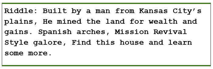 Murphysburg Treasure Hunt clue graphic 3