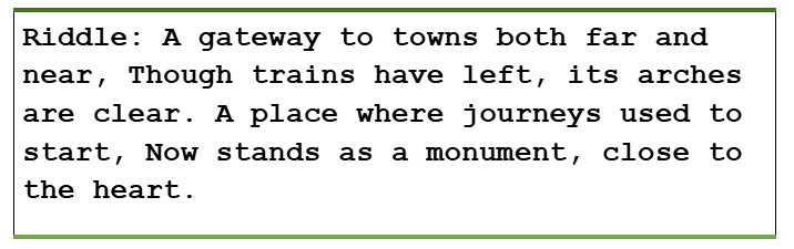 Murphysburg Treasure Hunt clue graphic 6