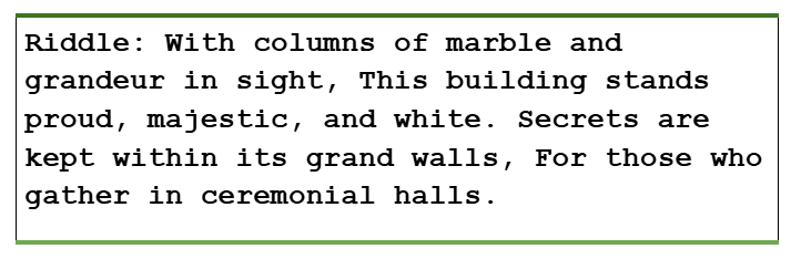 Murphysburg Treasure Hunt clue graphic 8