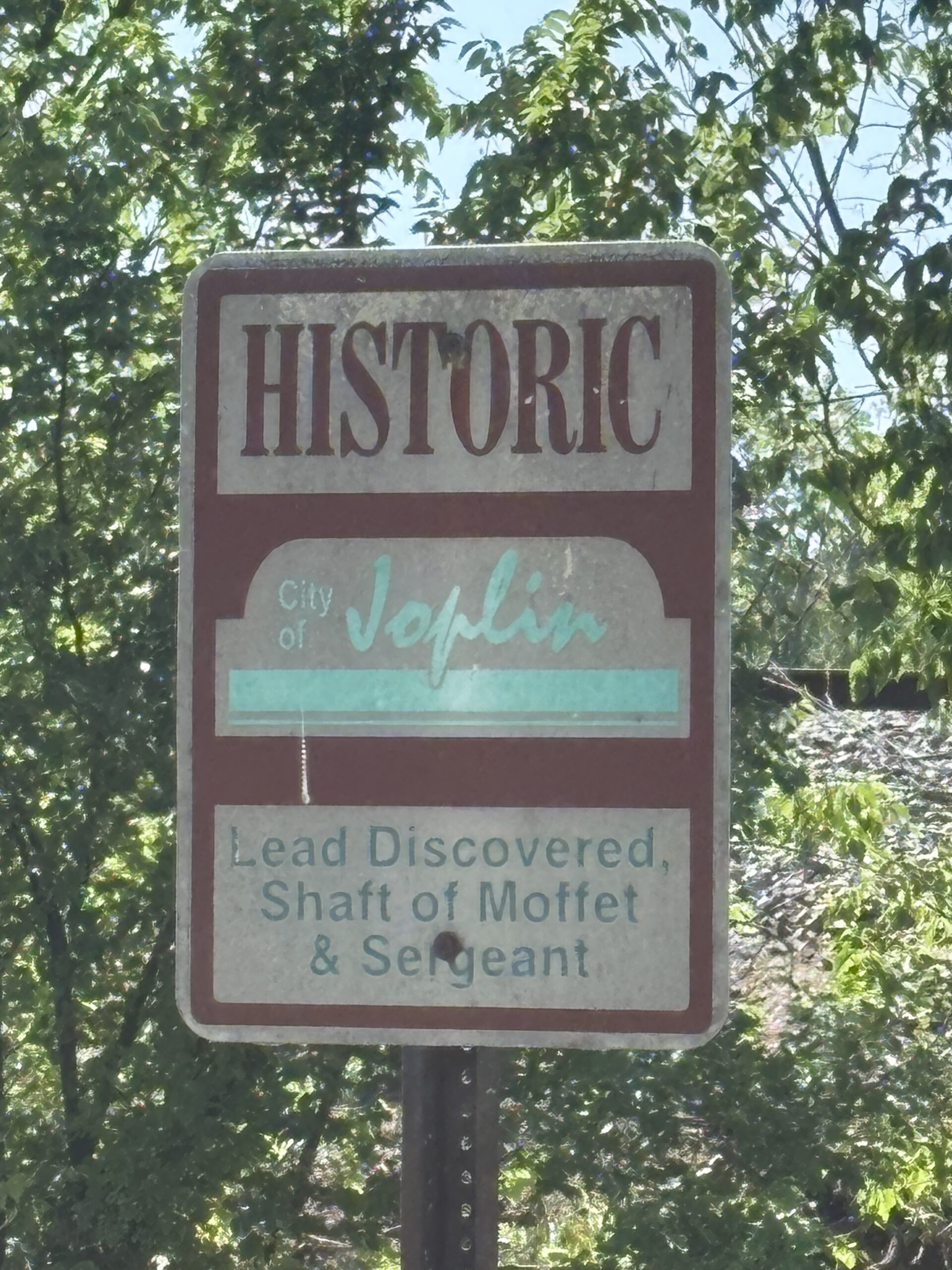 First Major Lead Strike Marker at Landreth Park