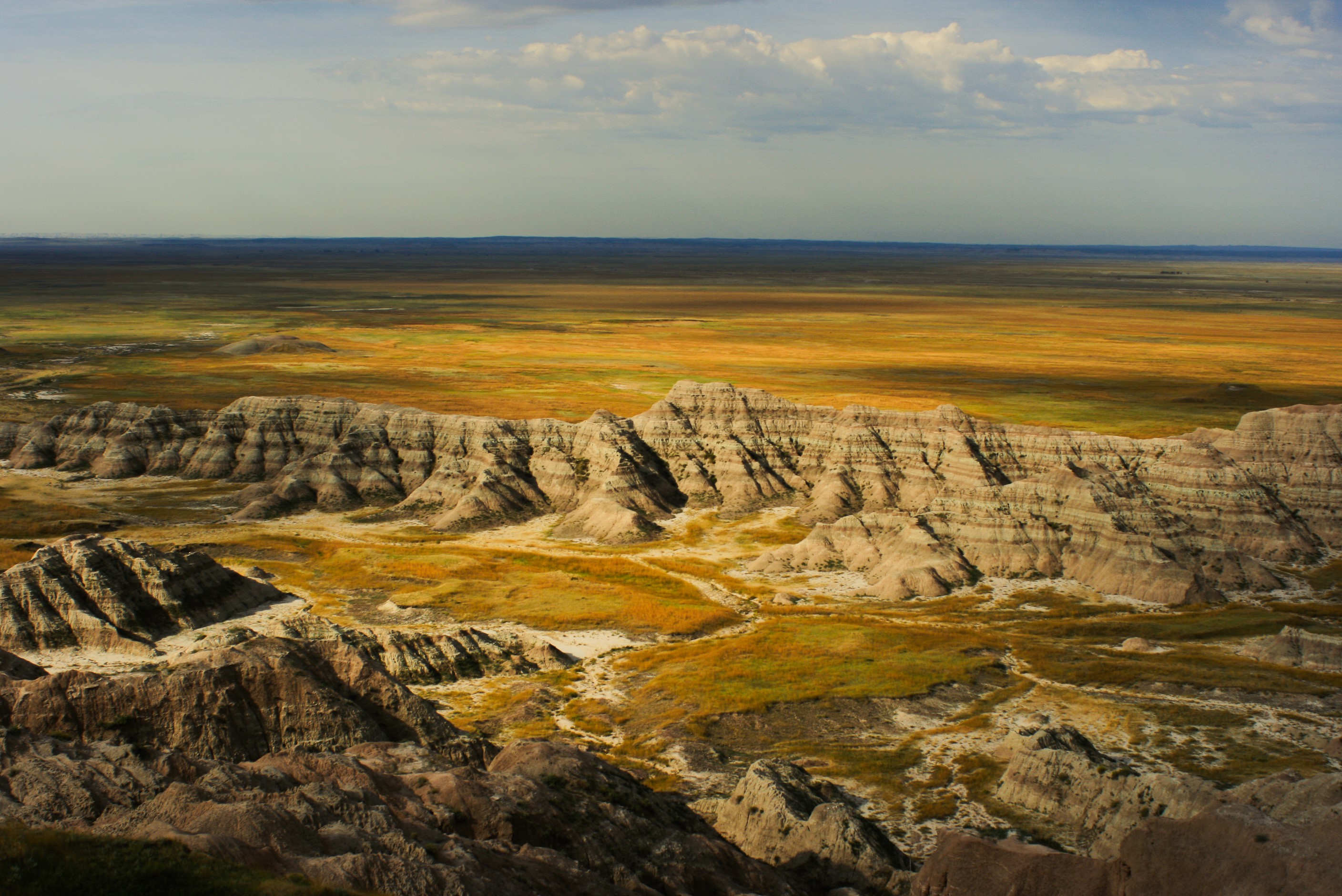 Badlands National Park in South Dakota.