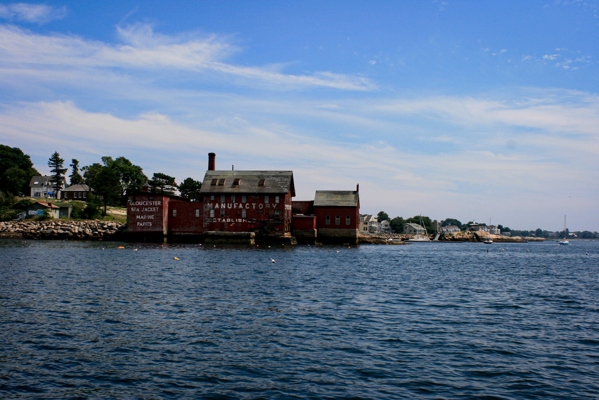 Gloucester Sea Jacket Marine Paints building Gloucester Harbor Gloucester Massachusetts