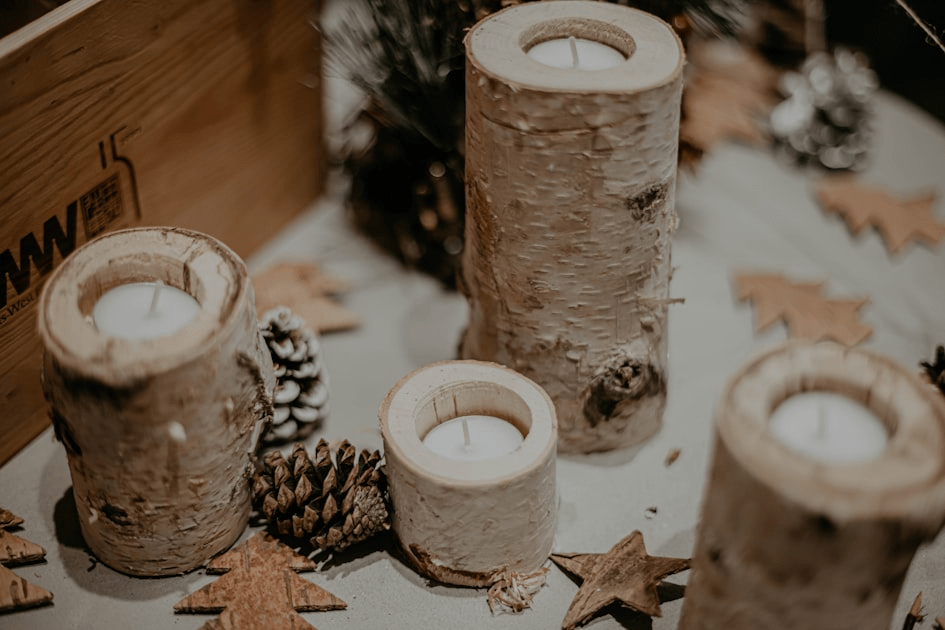 Crafting Unique Advent Candle Holders