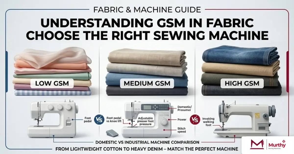 What Is GSM in Fabric? Sewing Machine Selection Guide - Murthy Sewing Machines