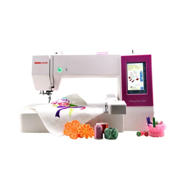 Usha Janome Memory Craft 450E Computer Embroidery Machine in Chennai