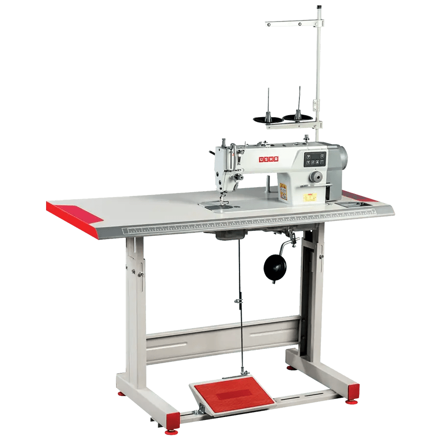 Usha Direct Drive Single Needle Lock Stitch w/o Trimmer S2 - Murthy Sewing Machine in Chennai