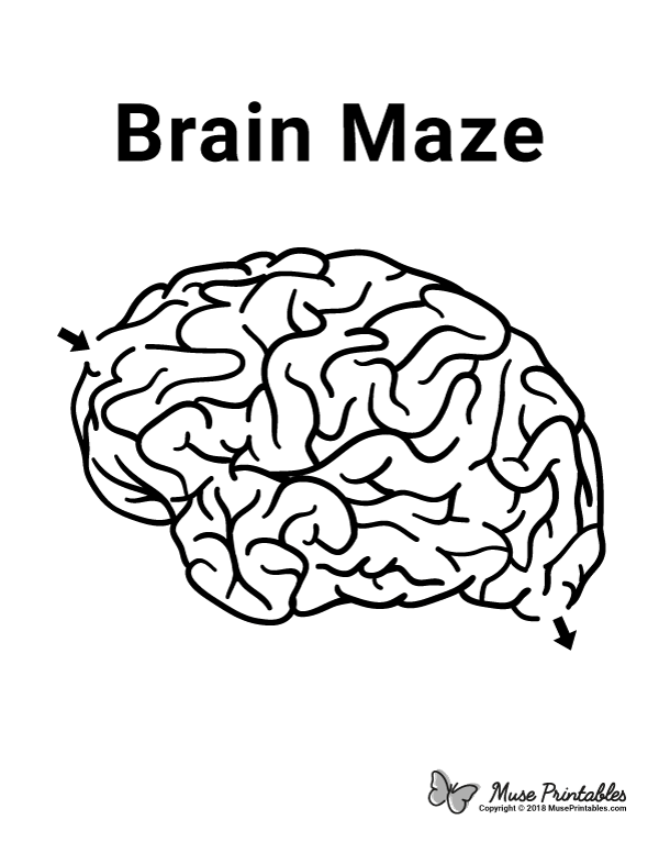 Was it something he said? Free Printable Brain Maze
