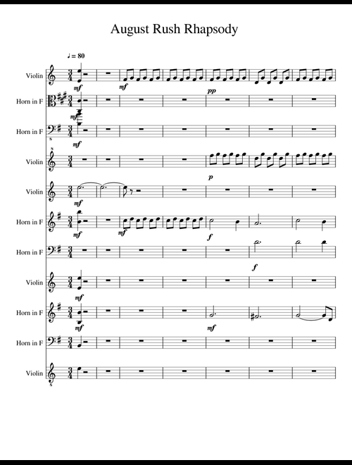 August Rush Piano Suite Various J W Pepper Sheet Music One of the most beloved pieces by an American composer Rhapsody.