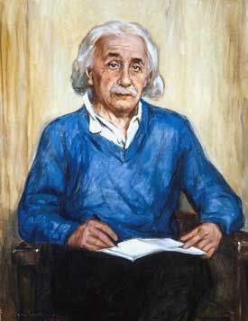 Portrait of Albert Einstein by Max Westfield