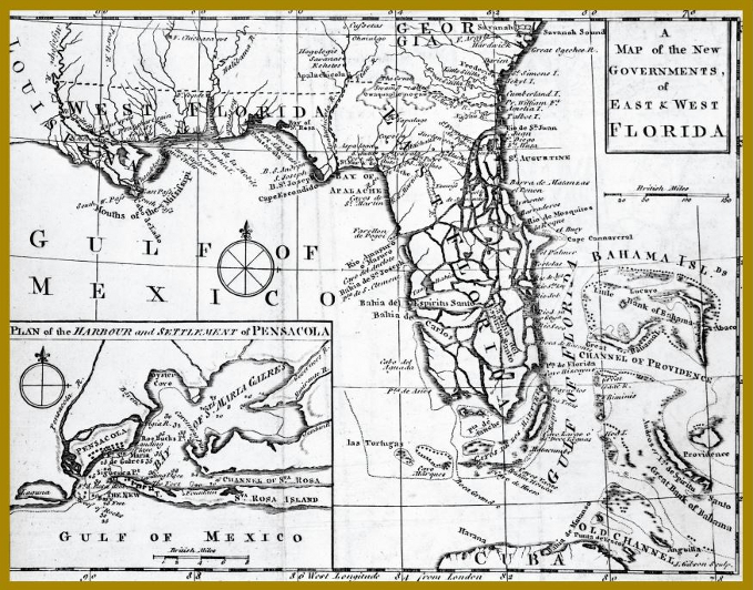 Museum Of Florida History Map Border.