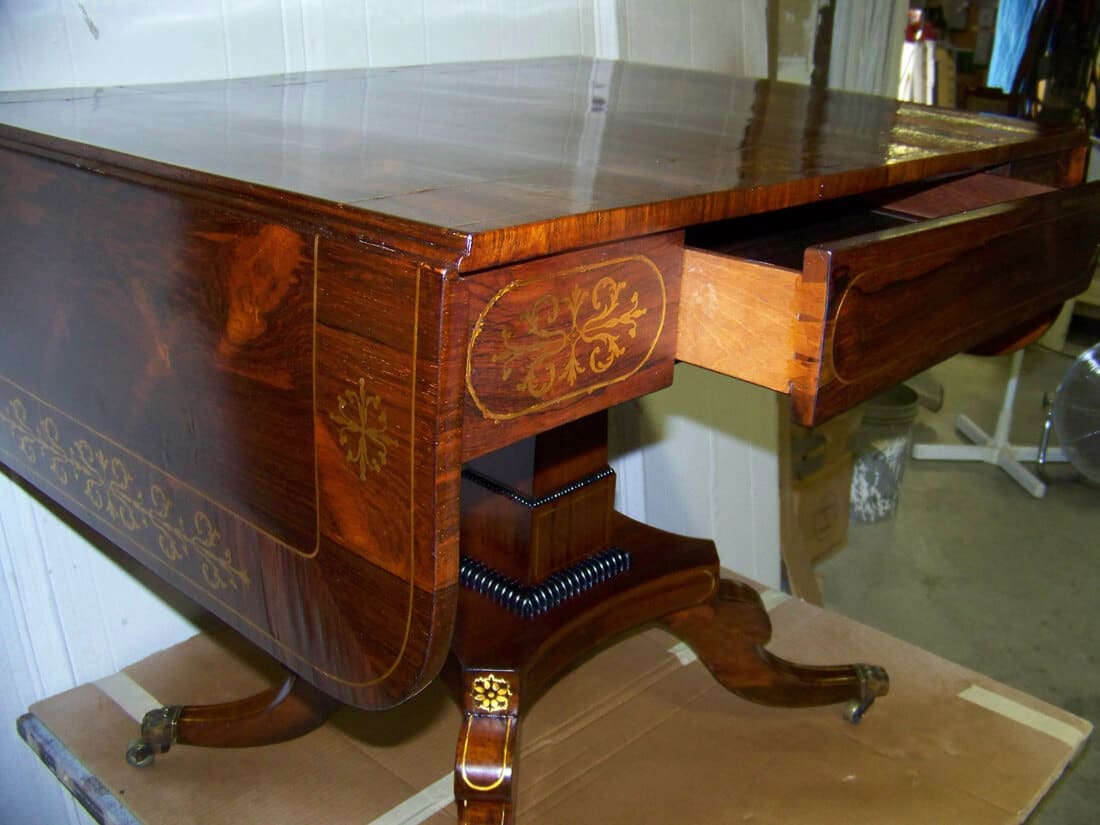 Coachella Valley Furniture Restoration Regency Table Museum Quality