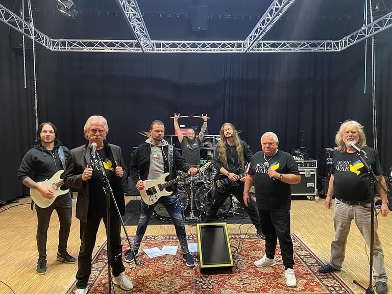 Henning Krautmacher with U.D.O and Producer Dieter DIerks