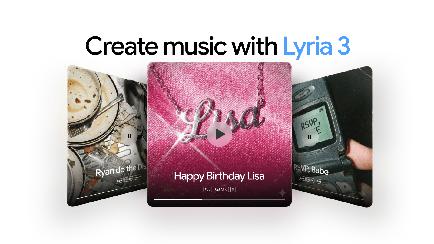 Google adds Lyria 3 AI-music model to its Gemini app - Music Ally