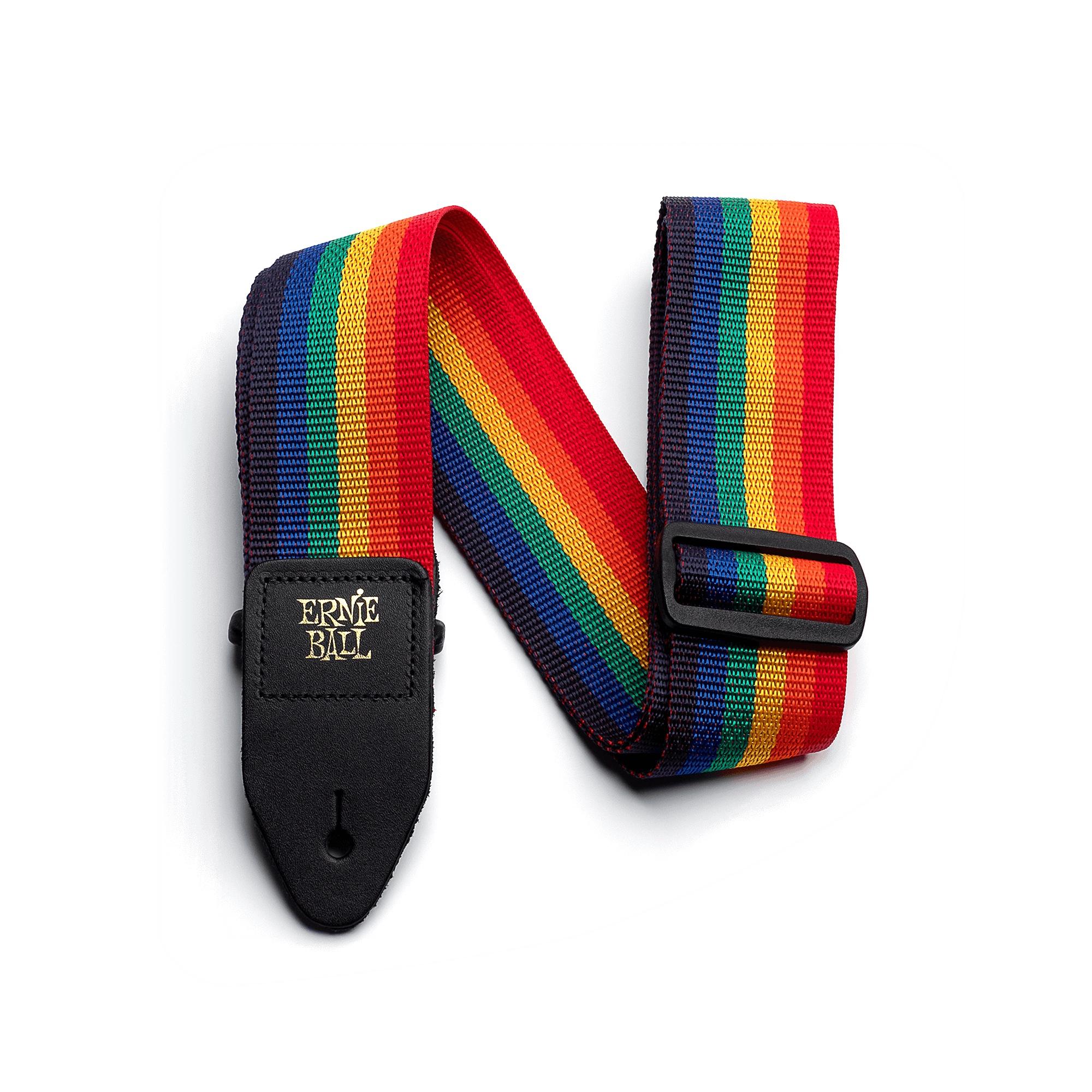 4044 Rainbow Polypro Guitar Strap