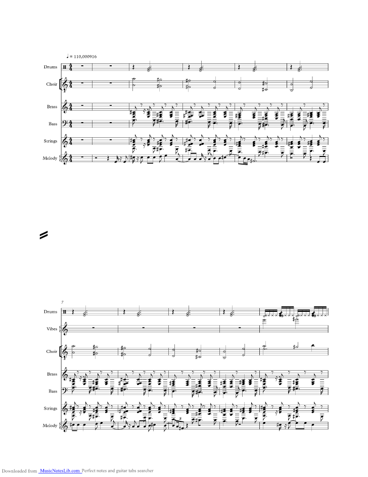 A Simplified Brian Wilson In Love And Mercy Krwg Arranged for Strings Voice Guitar Brass Xylophone French Horn and Piano.