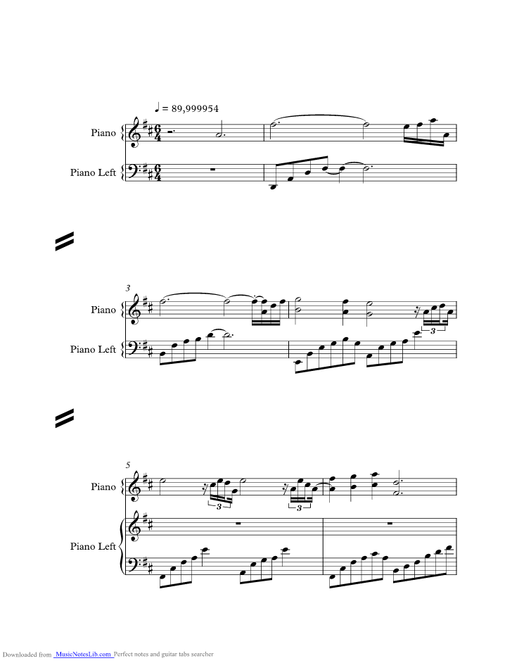 Yanni Only A Memory Free Piano Sheet Music Learn How To Play Piano Online 