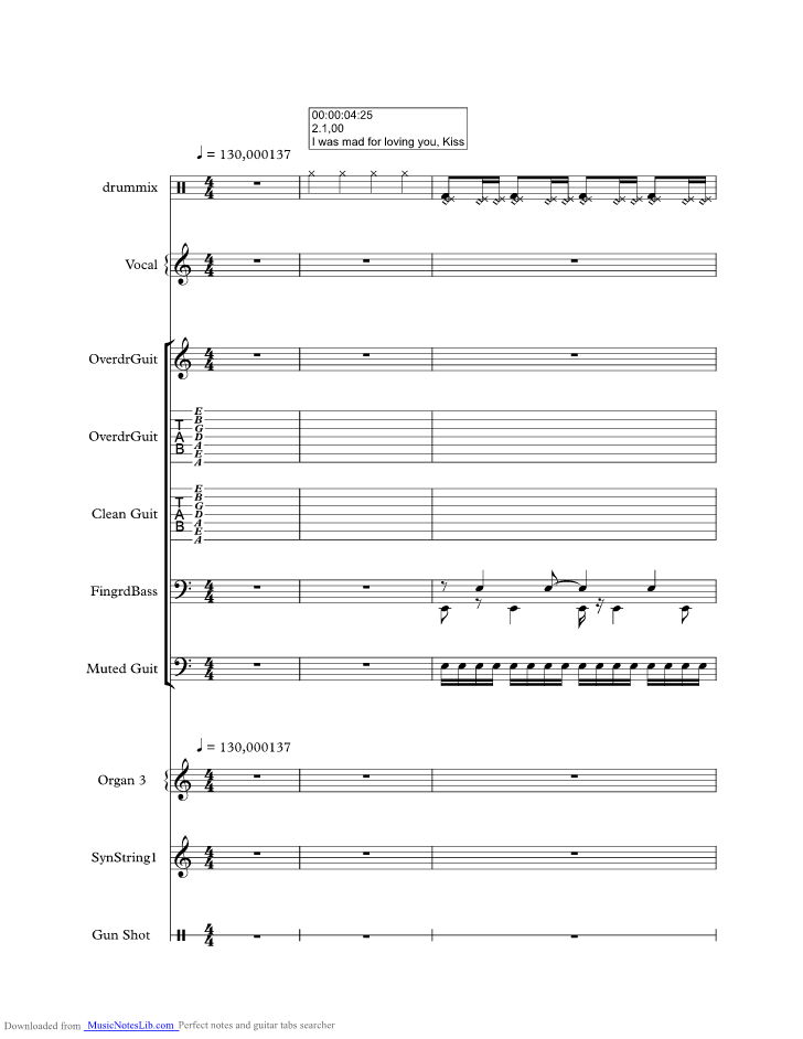 Even worse, actors sometimes have to kiss people during filming that they really, really don’t want to kiss. I Was Made For Loving You Music Sheet And Notes By Kiss Musicnoteslib Com