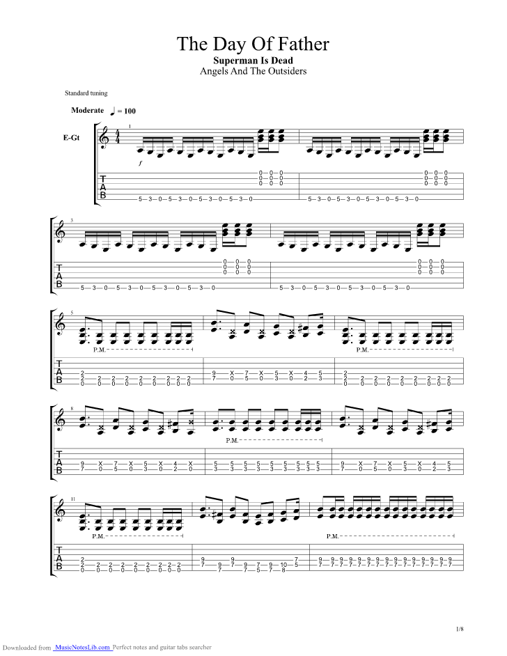 Recommended by the wall street journal. The Day Of Father Guitar Pro Tab By Superman Is Dead Musicnoteslib Com