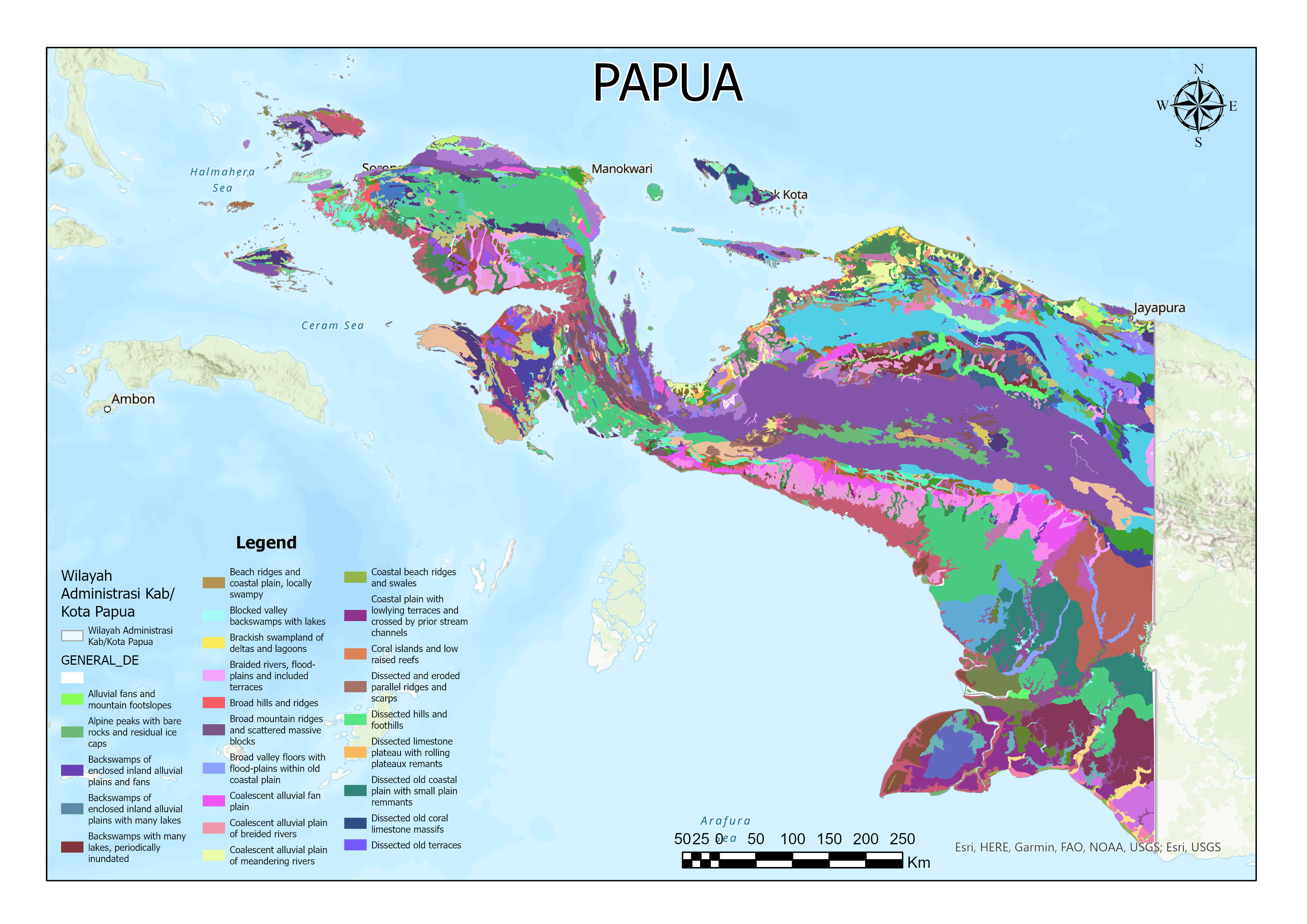 Kumpulan Peta Papua Musnanda Satar Map8 Landsystem 