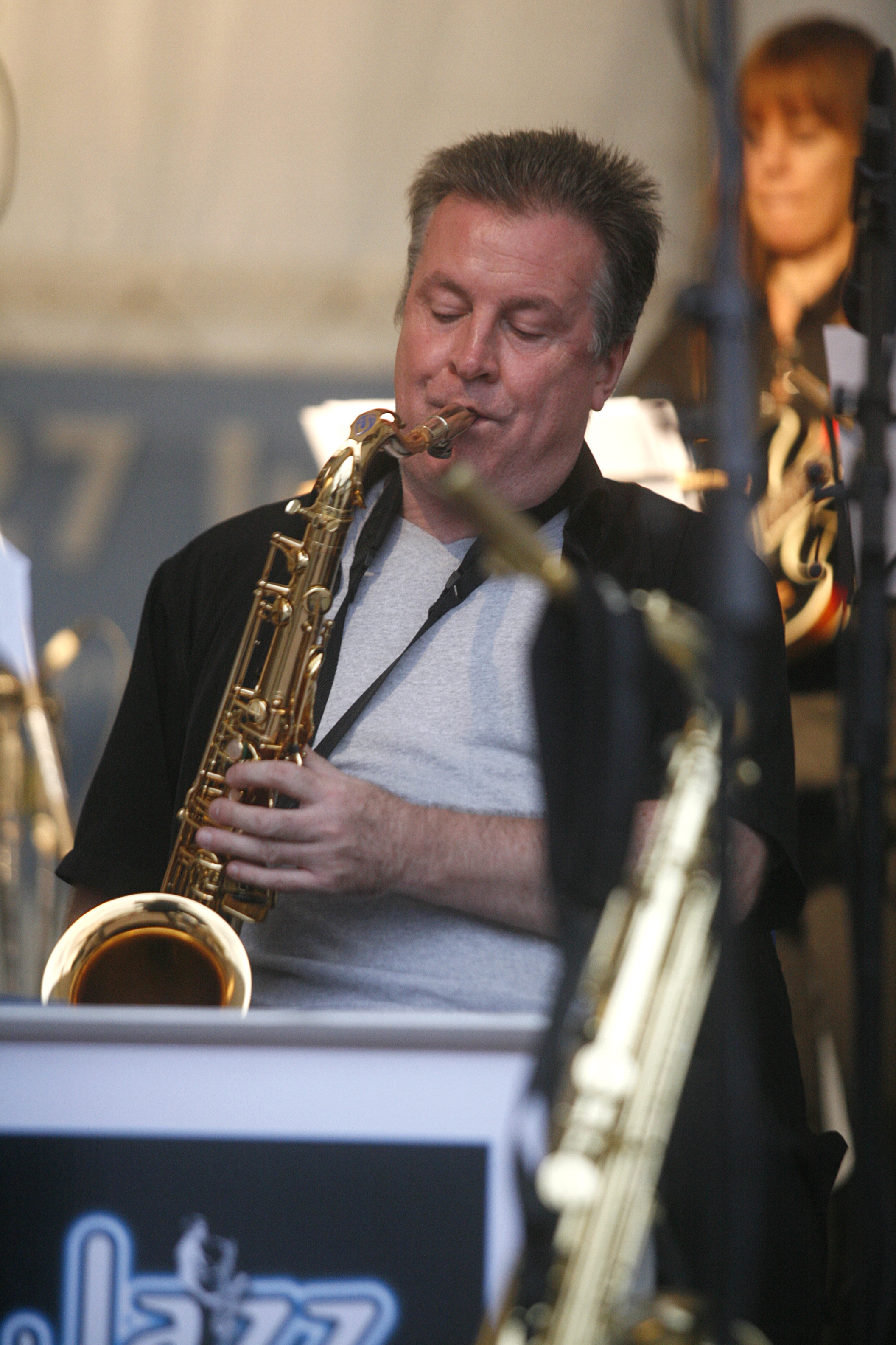 Gary Barnacle band photo
