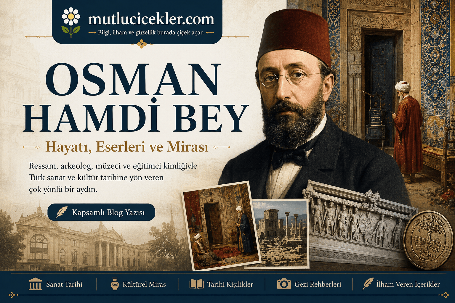 Osman Hamdi Bey Kimdir? Hayatı, Eserleri ve Türk Arkeolojisine Katkıları