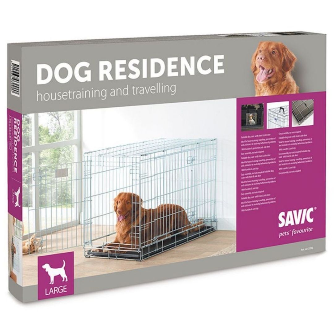 savic medium dog crate