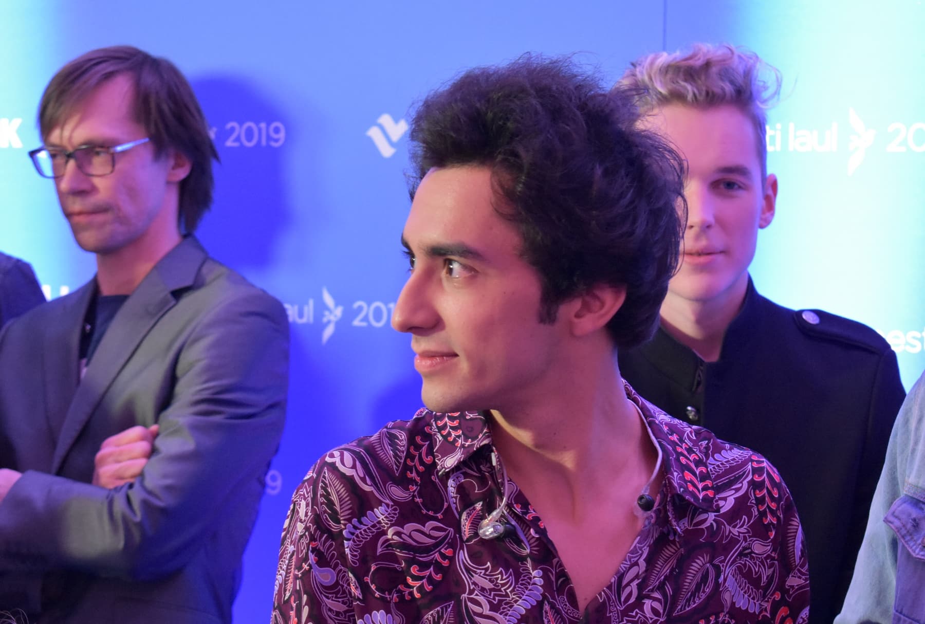 Eesti Laul 2019 teise poolfinaali artistide autogrammide jagamine