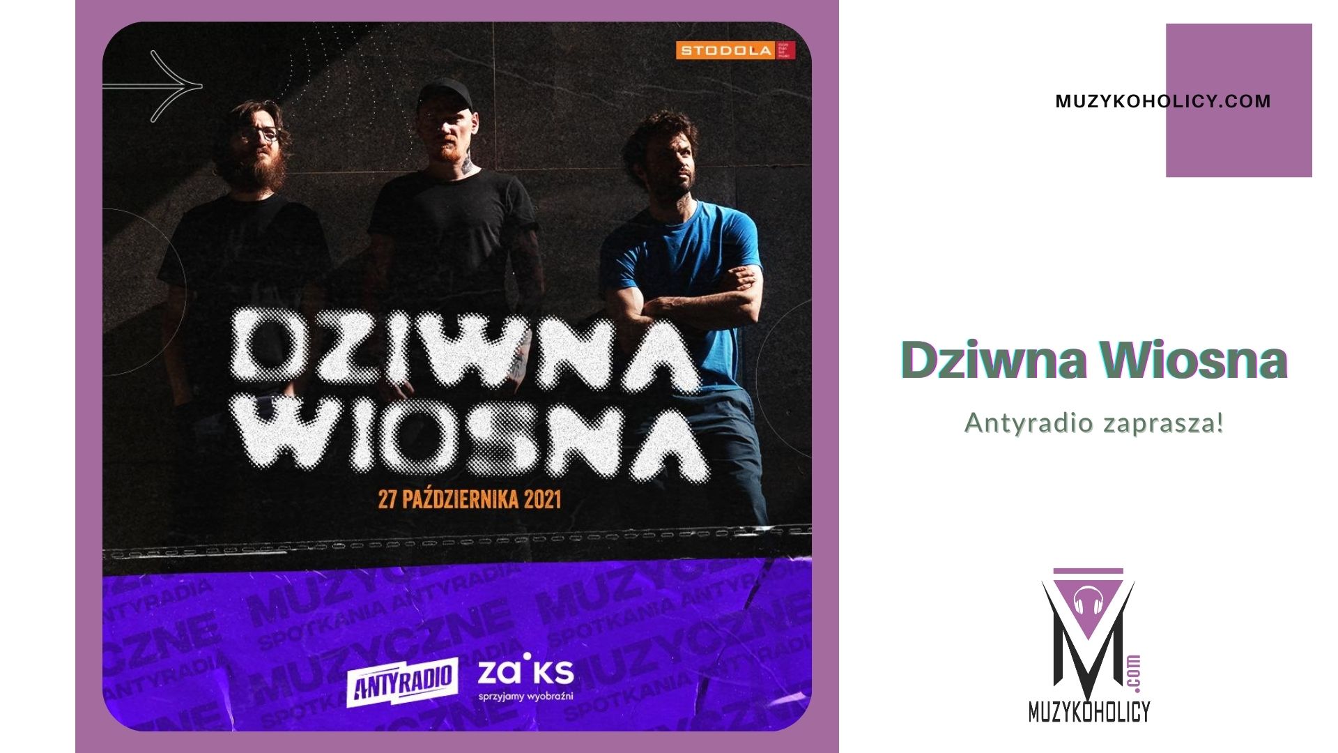 Muzyczne Spotkania Antyradia w klubie Stodoła – DZIWNA WIOSNA