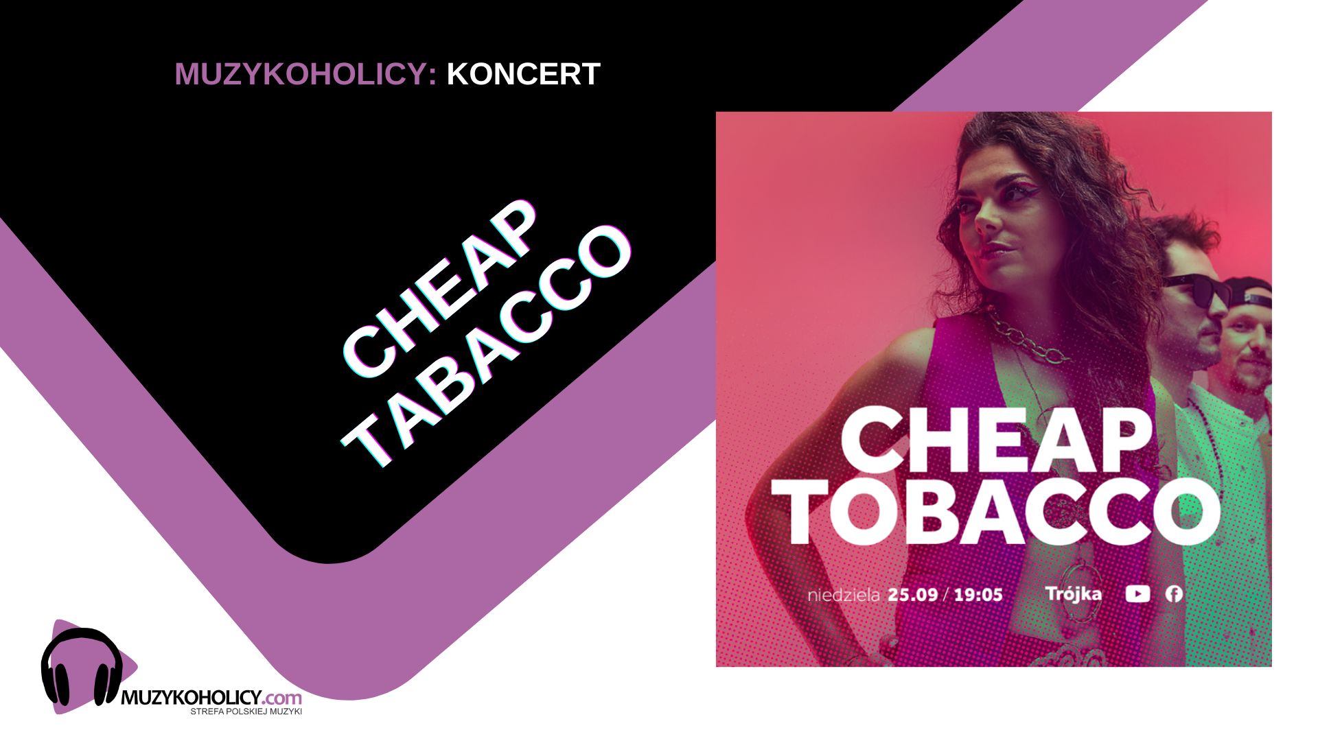 Koncert zespołu Cheap Tobacco już w niedzielę w radiowej Trójce 