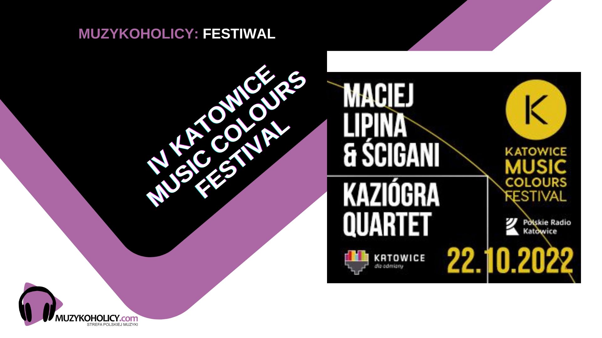 Katowice Music Colours Festival dzięki transmisji online dostępny szerokiej publiczności