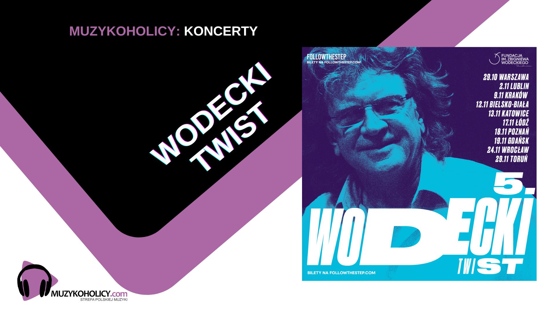Wodecki Twist z jesienną trasą koncertową - sprawdź, czy show zawita do twojego miasta