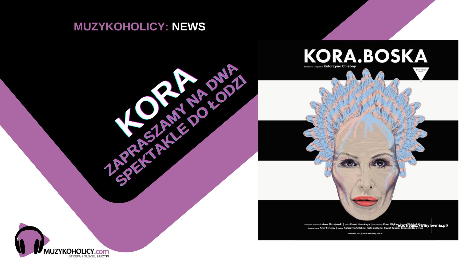 Już w styczniu łódzkie ArtKombinat zaprasza na spektakl muzyczny "Kora. Boska"