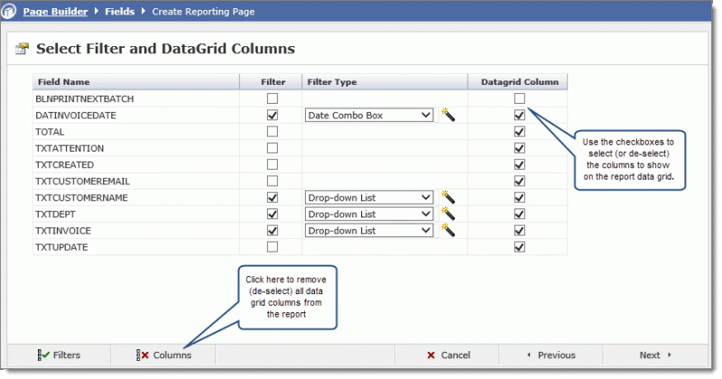 Select Filters And Datagrid Columns - Perfect Sunset Pattern - Retina
