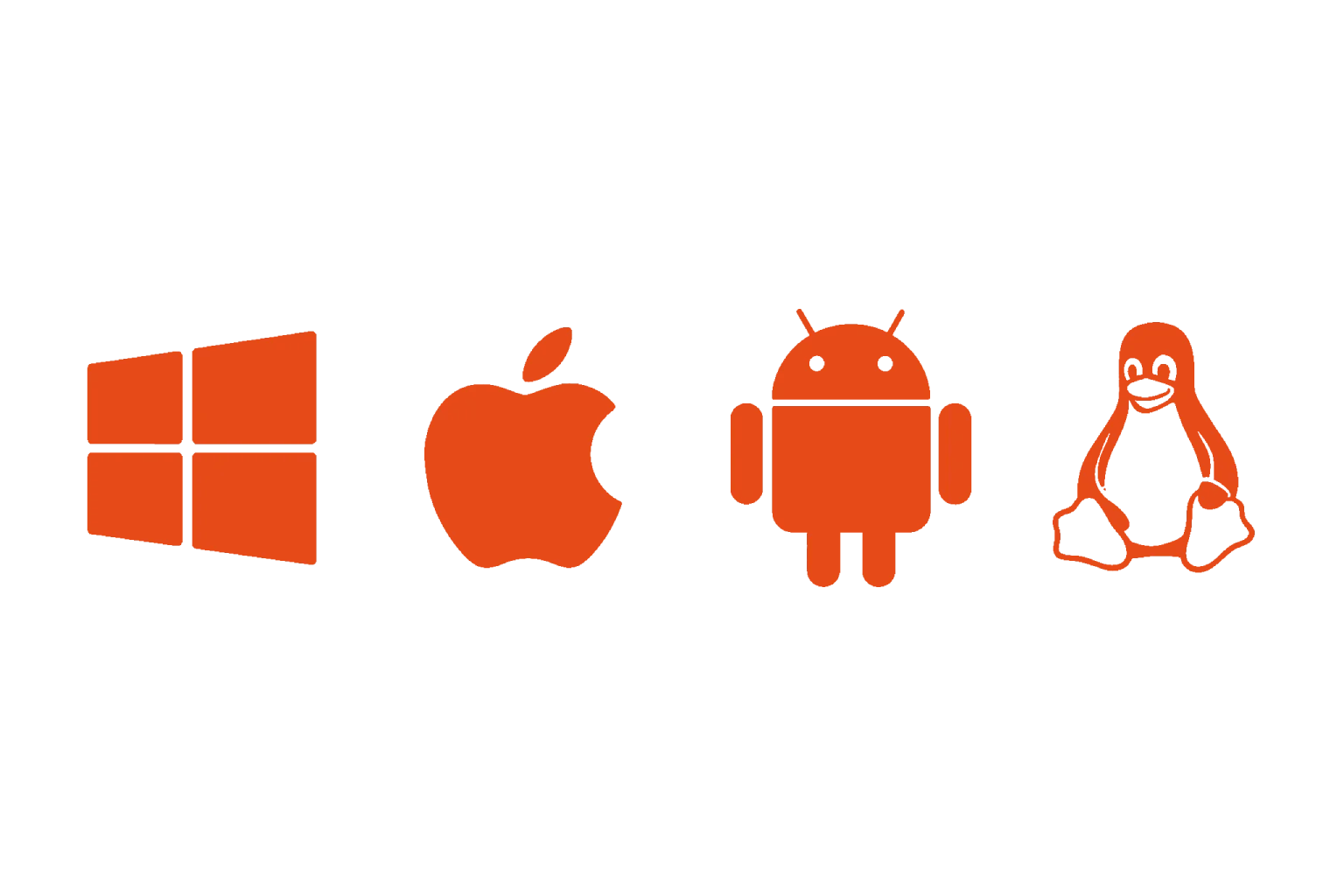 Microsoft, iOS, Android, Linux