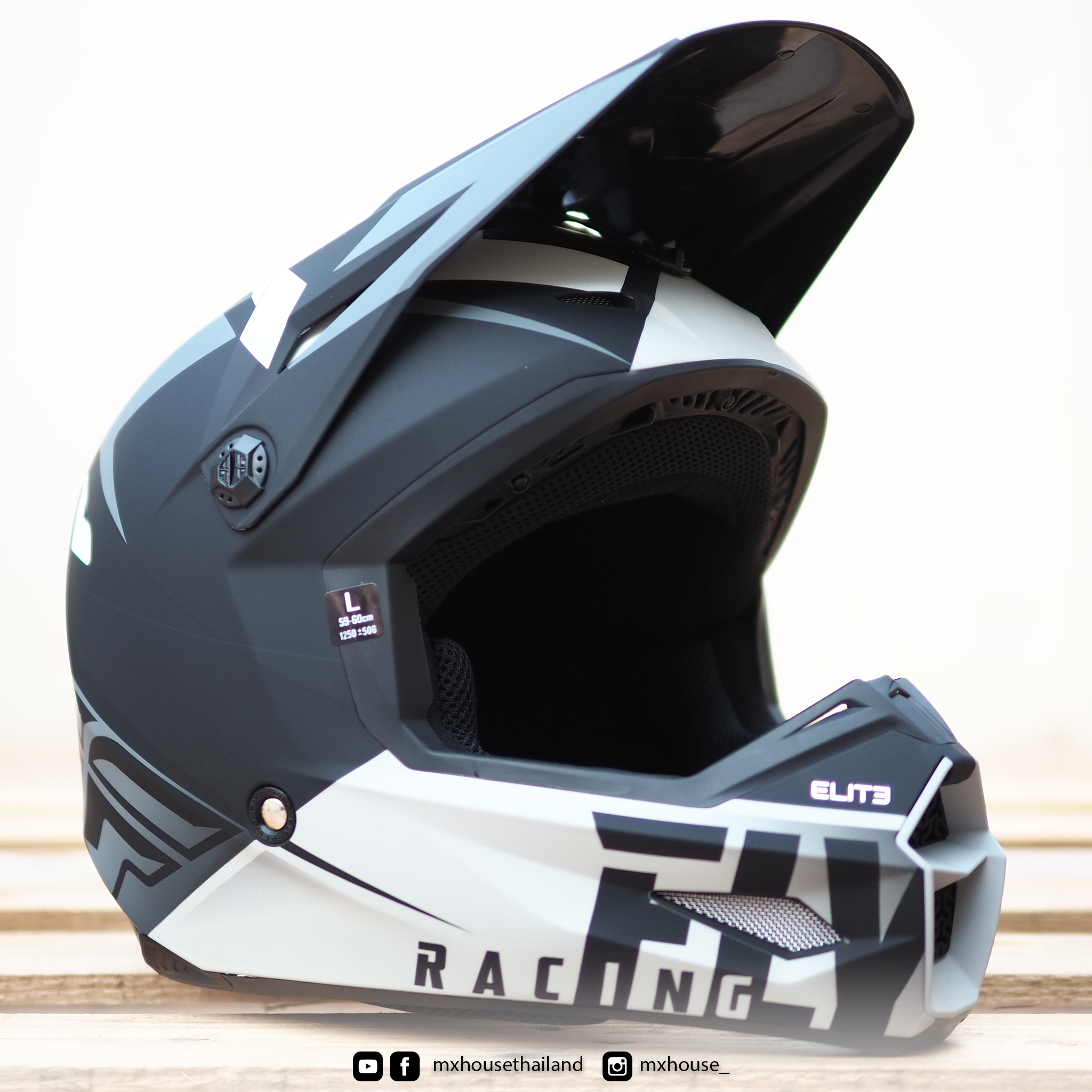 FLY Racing Elite Vigilant Black / Grey