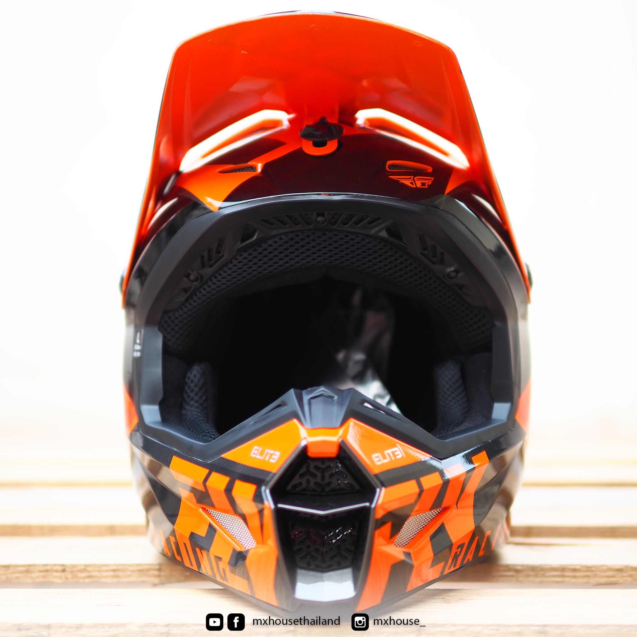 FLY Racing Elite Vigilant Orange / Black