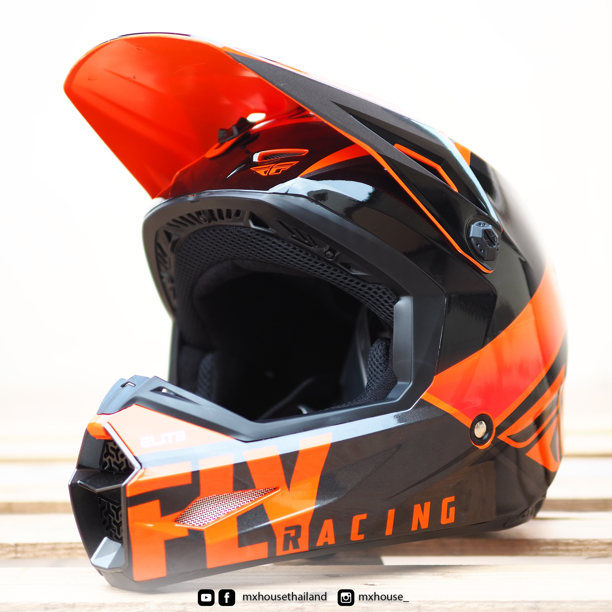 FLY Racing Elite Vigilant Orange / Black