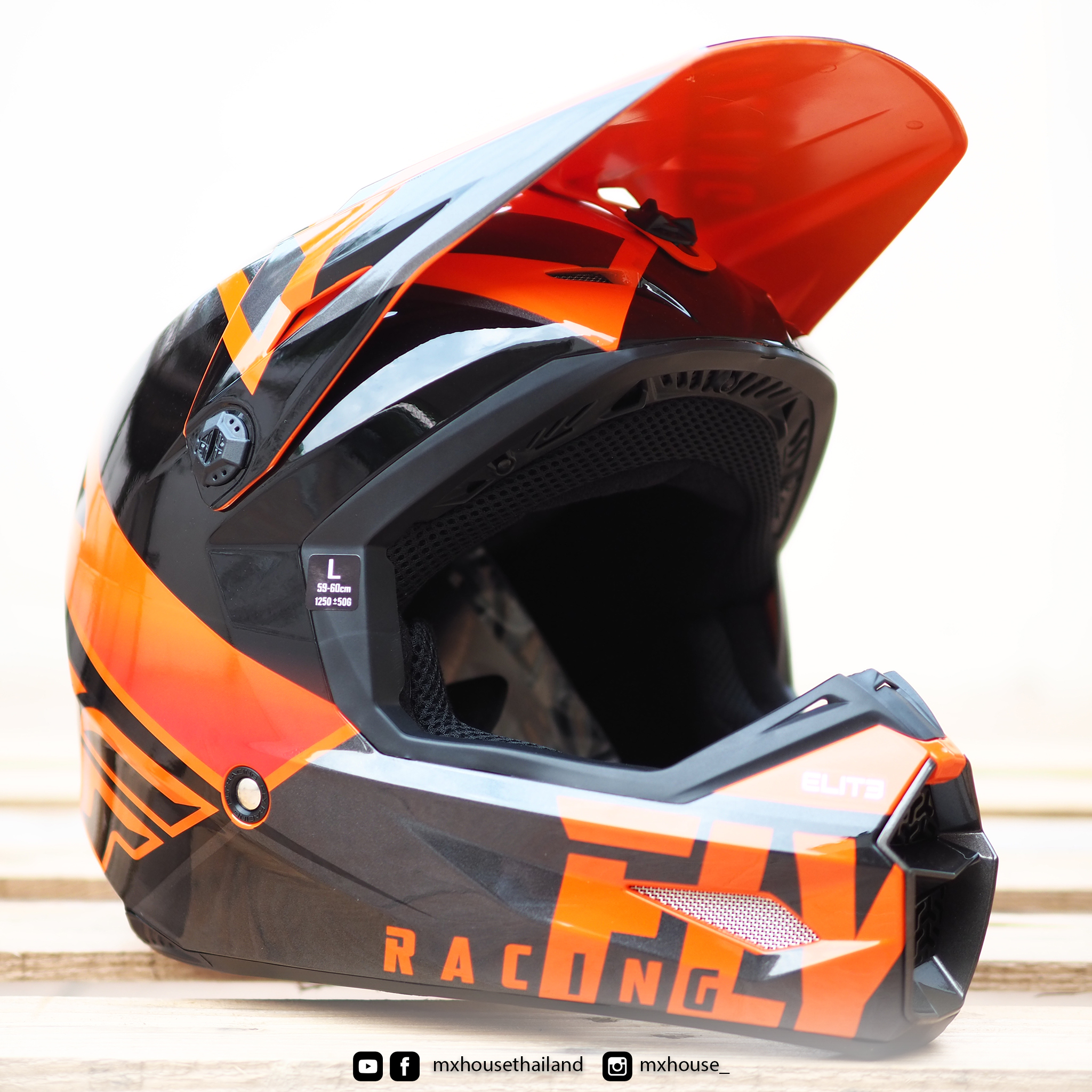 FLY Racing Elite Vigilant Orange / Black