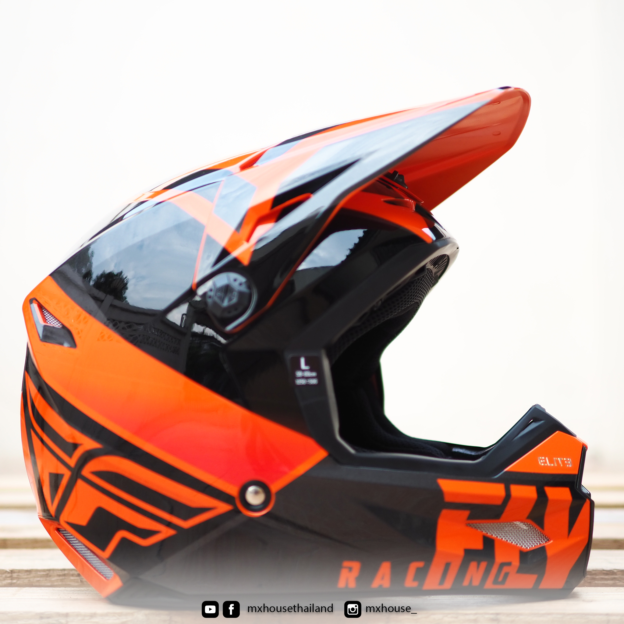 FLY Racing Elite Vigilant Orange / Black