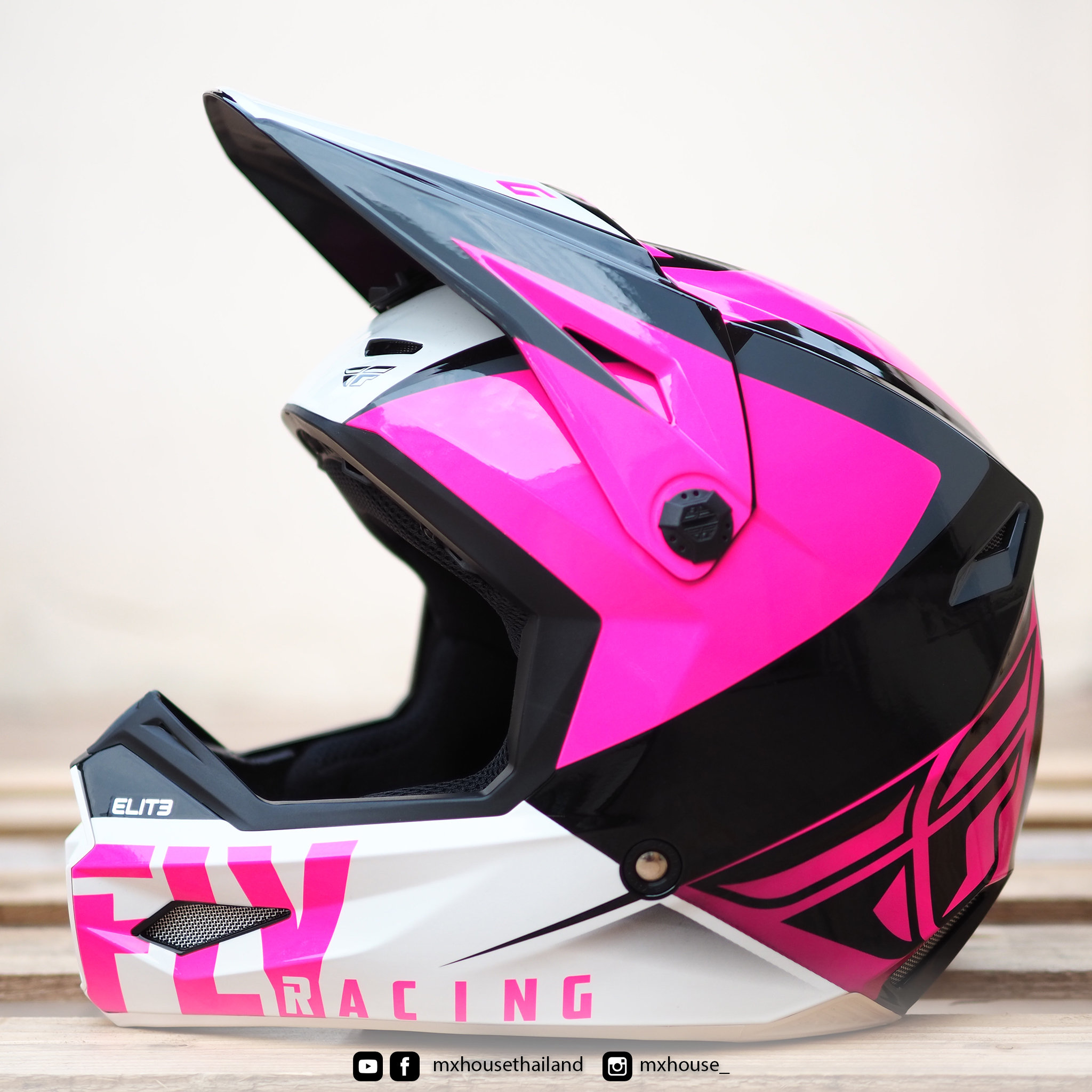 FLY Racing Elite Vigilant Pink / Black