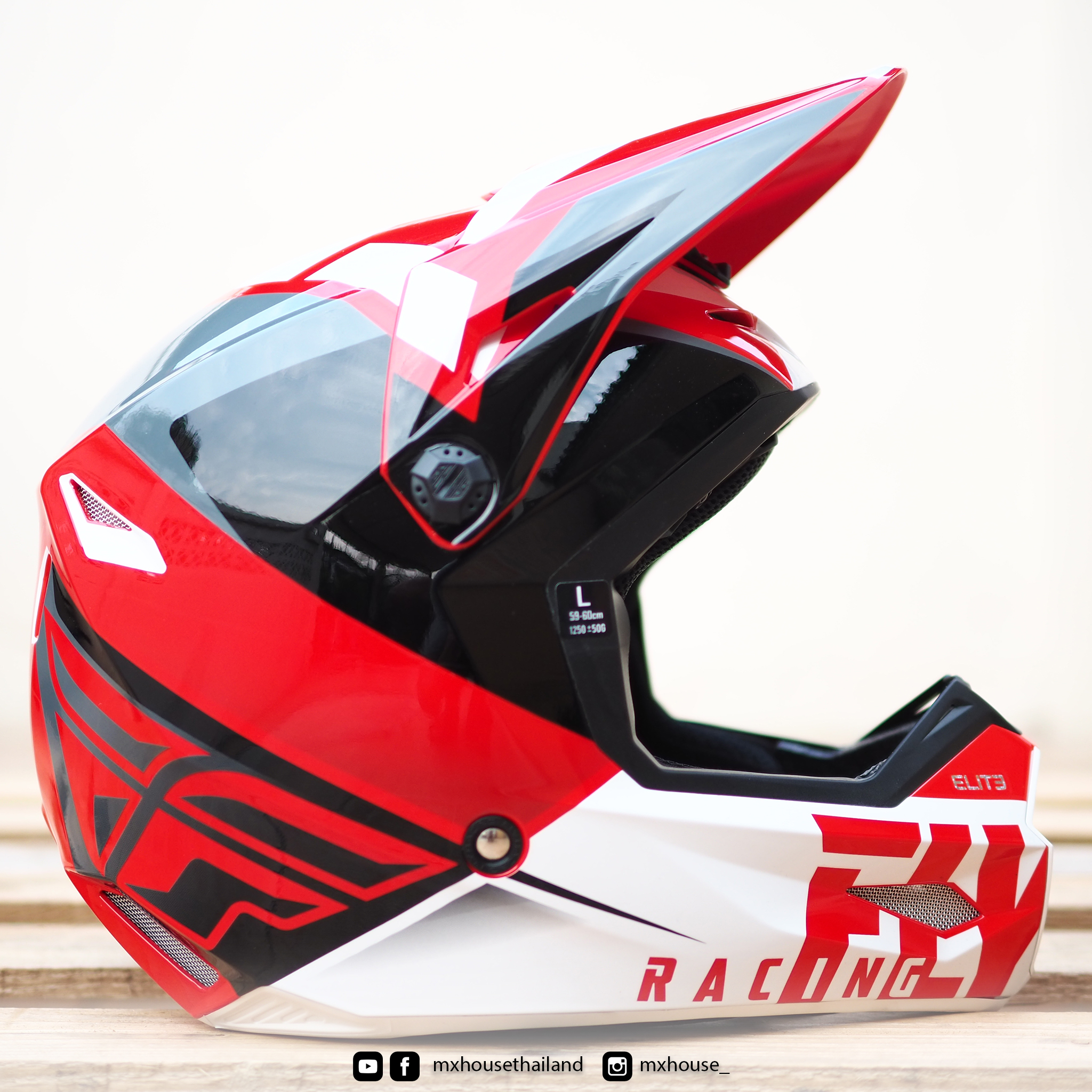 FLY Racing Elite Vigilant Red / Black
