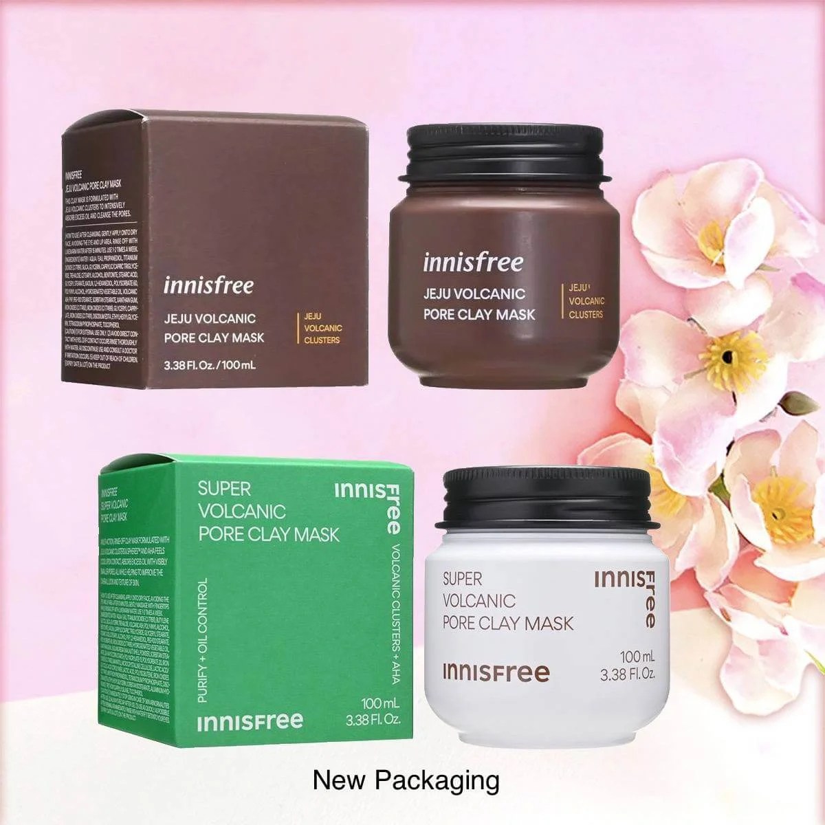Innisfree - Super Volcanic Pore Clay Mask (oil control + AHA) - 100ml