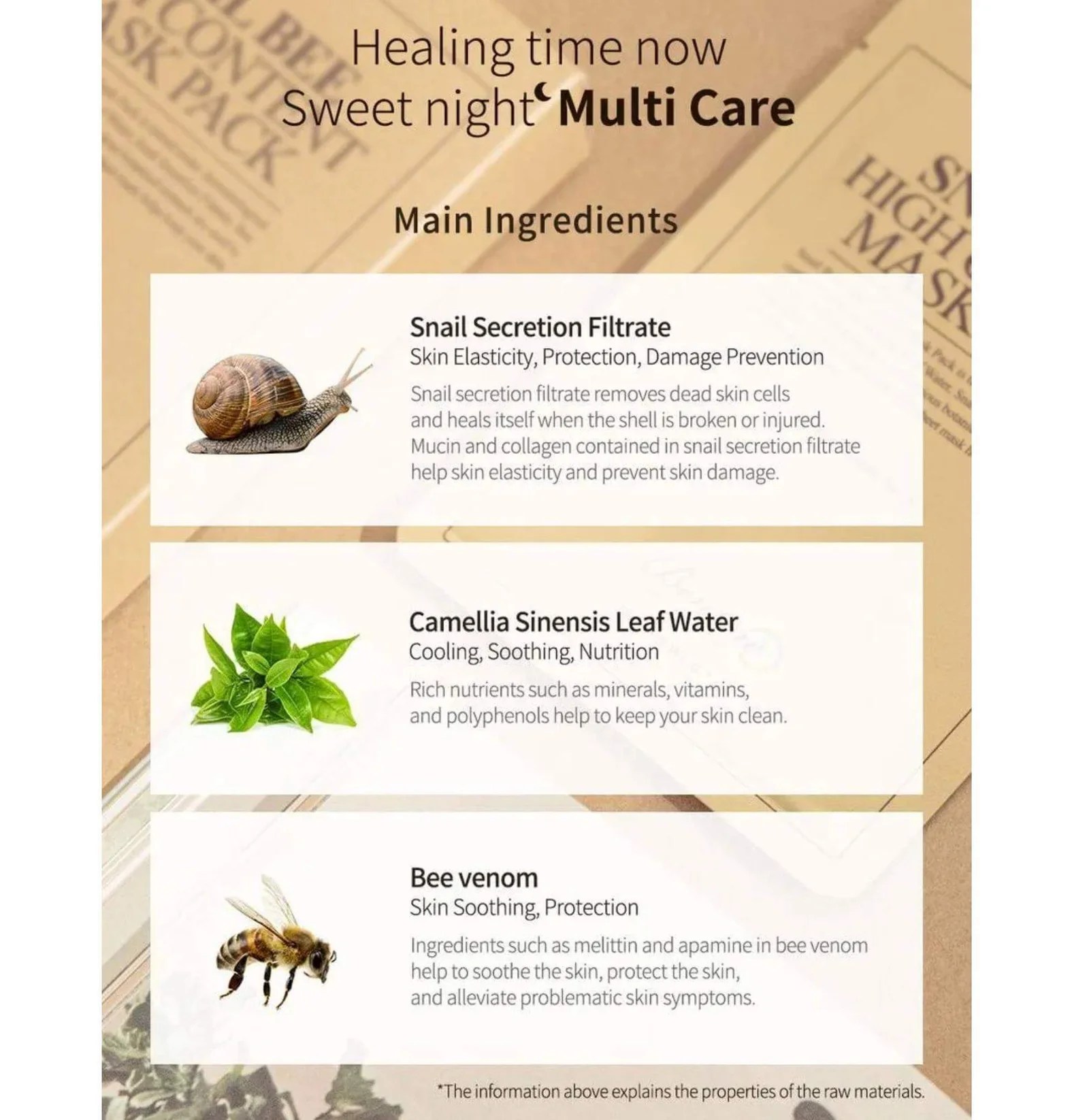 Benton - Snail Bee High Content Mask Pack 1pcs - Image 5