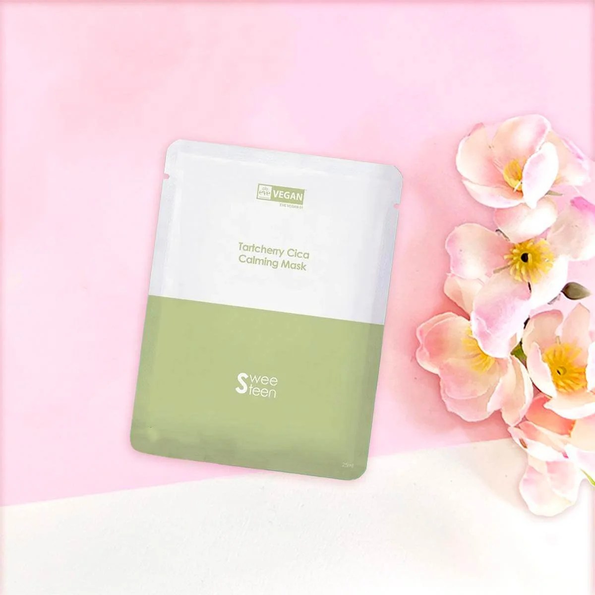 Sweeteen - Tartcherry Vegan Korean Face Mask - (Cica & Hyaluronic) 2x Options - 25ml - Image 10