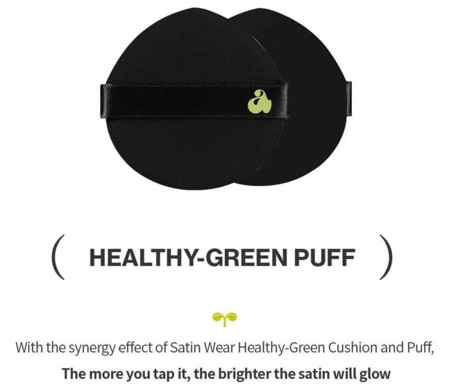 UNLEASHIA - Satin Wear Healthy-Green Cushion / Refill -15g Makeup Moisture Coverage Concealer Spf30 bakuchiol - Image 11