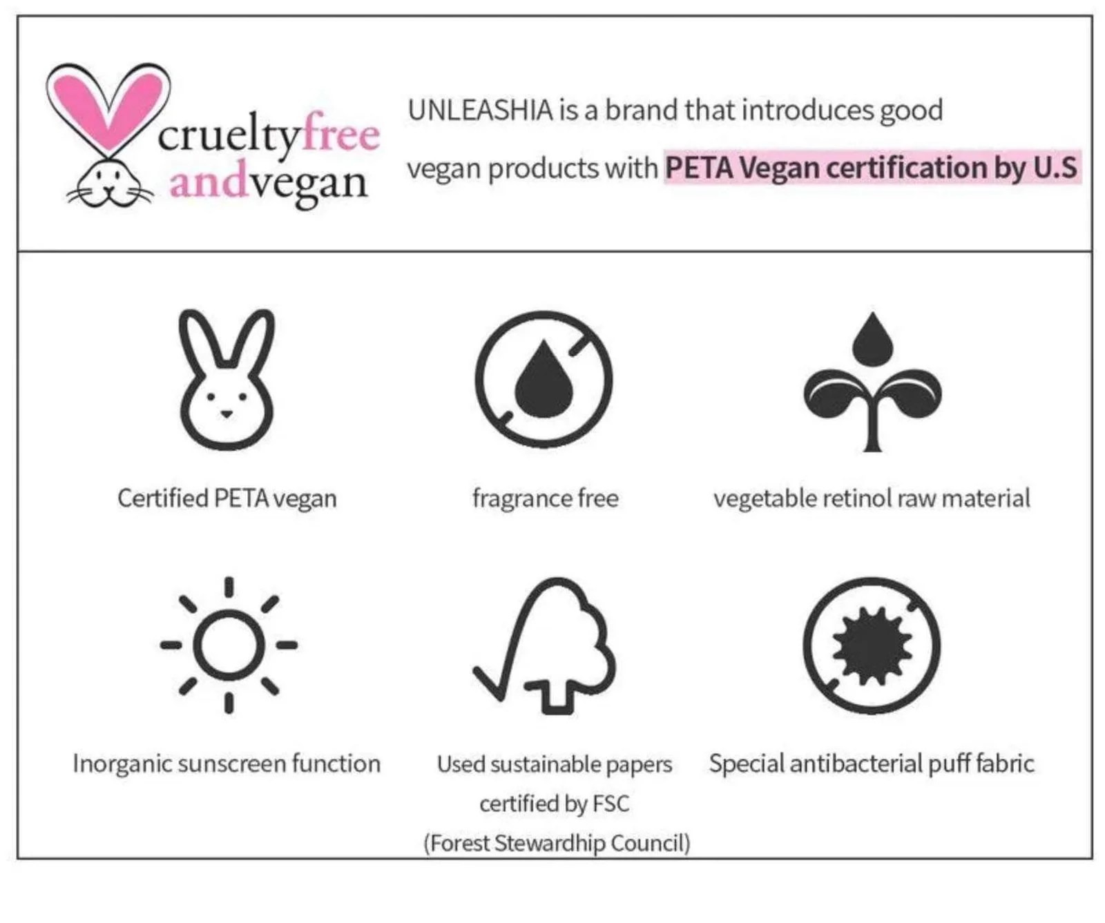 UNLEASHIA - Satin Wear Healthy-Green Cushion / Refill -15g Makeup Moisture Coverage Concealer Spf30 bakuchiol - Image 12