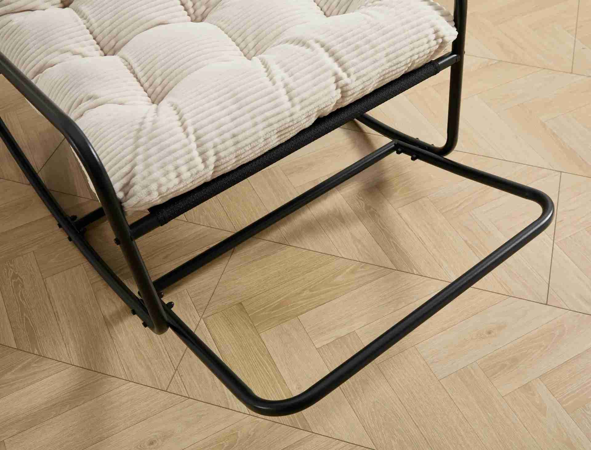 Outdoor Rocking Chair with Soft Thick Cushion for Living Room, Bedroom, Reading Room