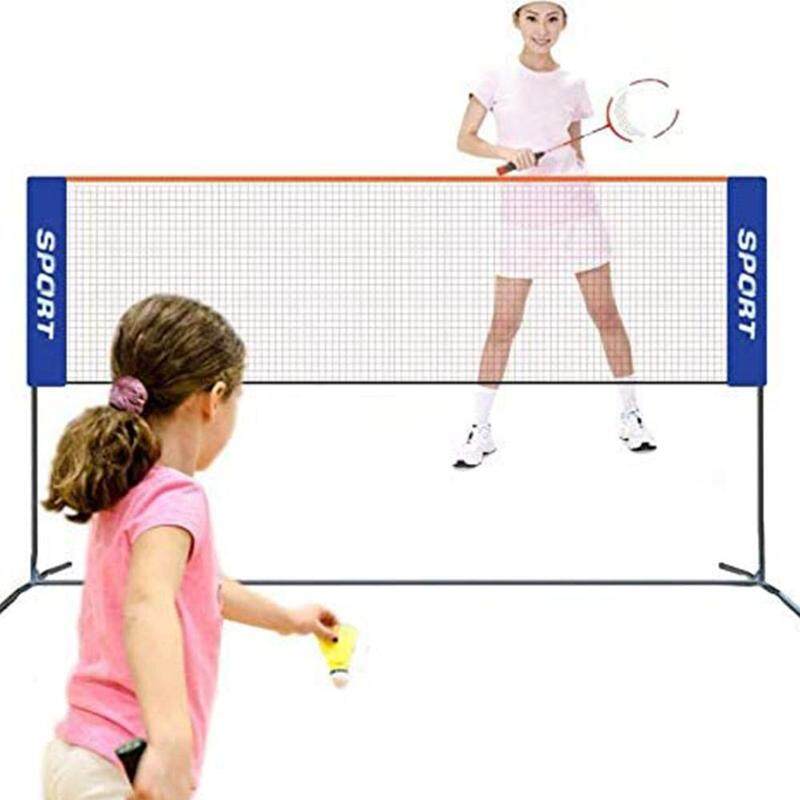 Beli net bulutangkis dengan kualitas yang lebih . Professional Training Ground Net Badminton Net Green Portable Folding Net Simple 3m 4m 5m 6m Tennis Net Badminton Net Lazada