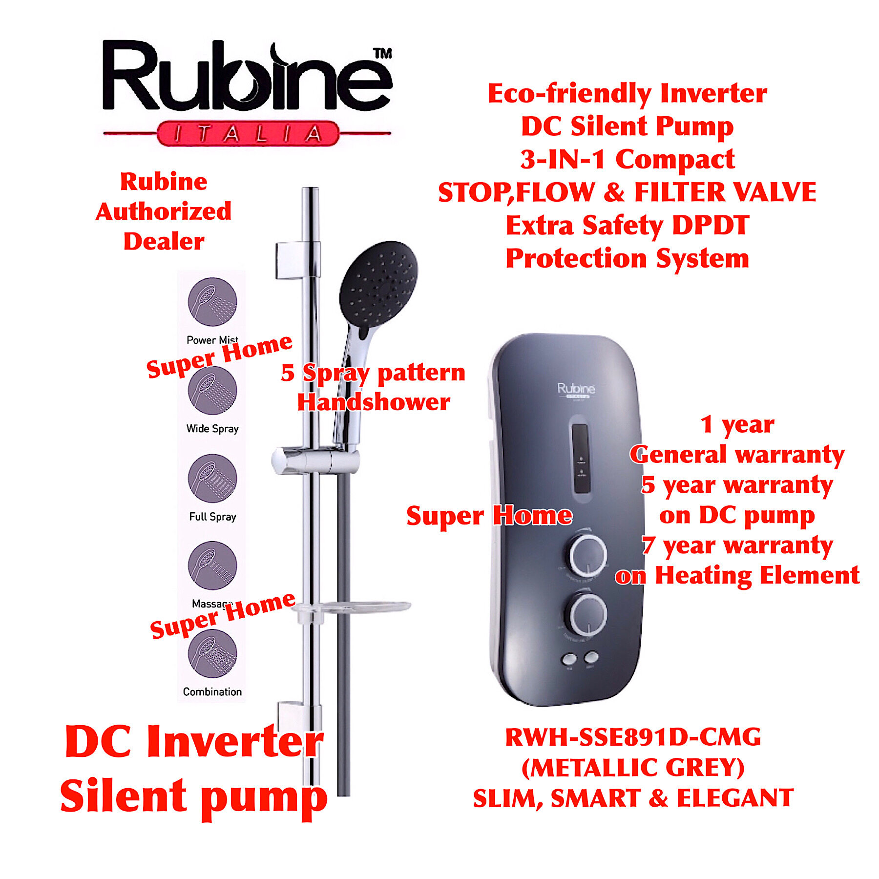 You probably don't give it much thought until the shower goes cold, but water heaters are part of our daily lives. Rubine Water Heaters With Best Price In Malaysia